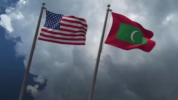 Videohive United States and Maldives flag 35261067