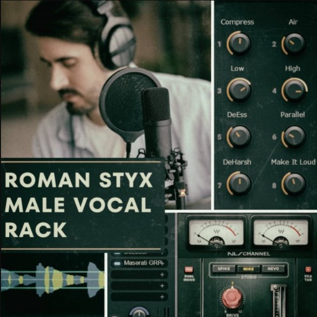 OnlineMasterClass Roman Styx Male Vocal Rack [Synth Presets]