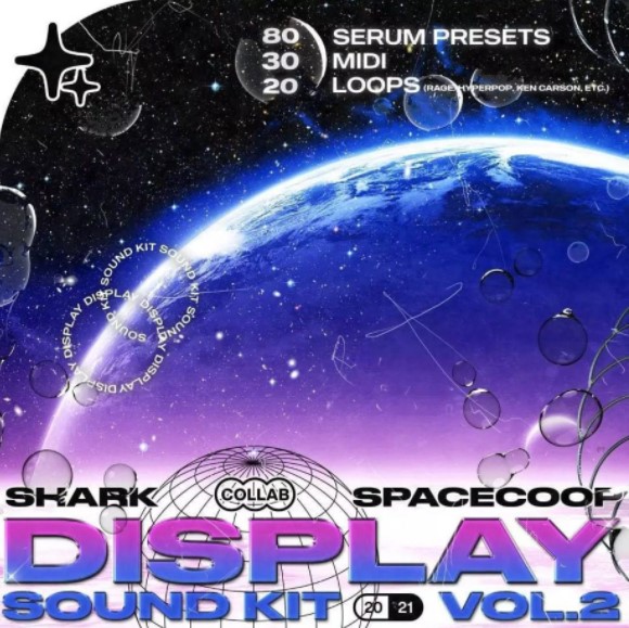 Shark x Spacecoop Display Sound Kit Vol.2 [Bundle] [WAV, MiDi, Synth Presets]