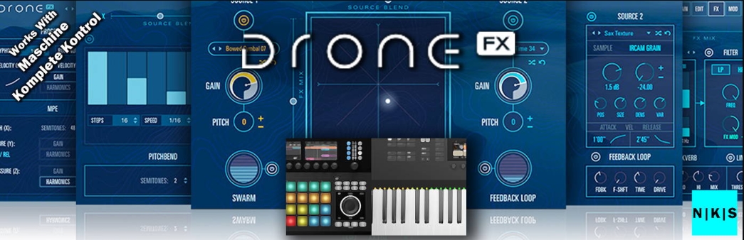 Freelance Sound Labs UVI Drone NKS Library for Komplete Kontrol \ Maschine [DAW Addons]