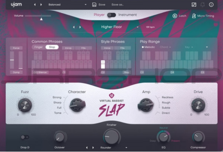 uJAM Virtual Bassist SLAP v2.1.1.303 [WiN]