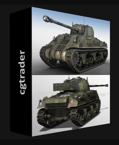 CGTRADER – M4 SHERMAN MK VC FIREFLY – BELDEVERE 3D MODEL