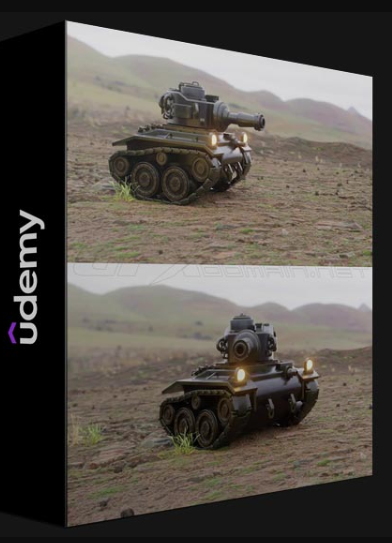 UDEMY – CREATE A TANK ANIMATION IN BLENDER 2.93
