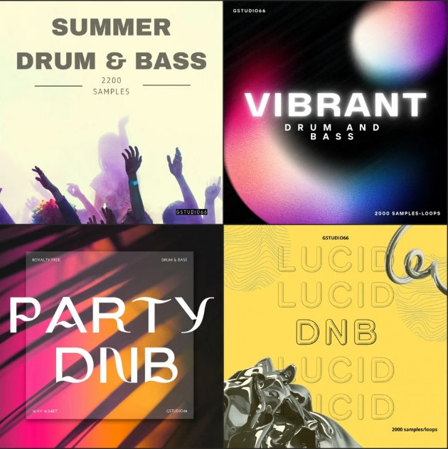 Composer Loops Drum and Bass Packs 1-4 Bundle [WAV]