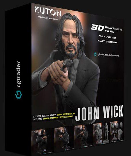CGTRADER – JOHN WICK 3D PRINT MODEL