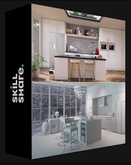 SKILLSHARE – 3D RENDERING FOR INTERIOR DESIGNERS: CHAOS CORONA & 3DS MAX FOR CAPTIVATING VISUALIZATIONS