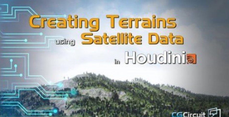 CGCircuit – Creating Terrains using Satellite Data in Houdini