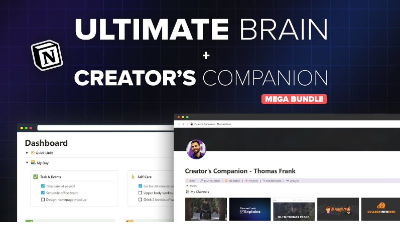 Thomas Frank – Ultimate Brain + Creator’s Companion Bundle