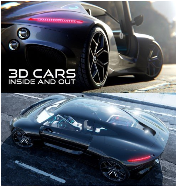 Blender – 3D Cars – Inside and Out – Update May 2024